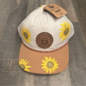 Sunflower Embroidered Cap